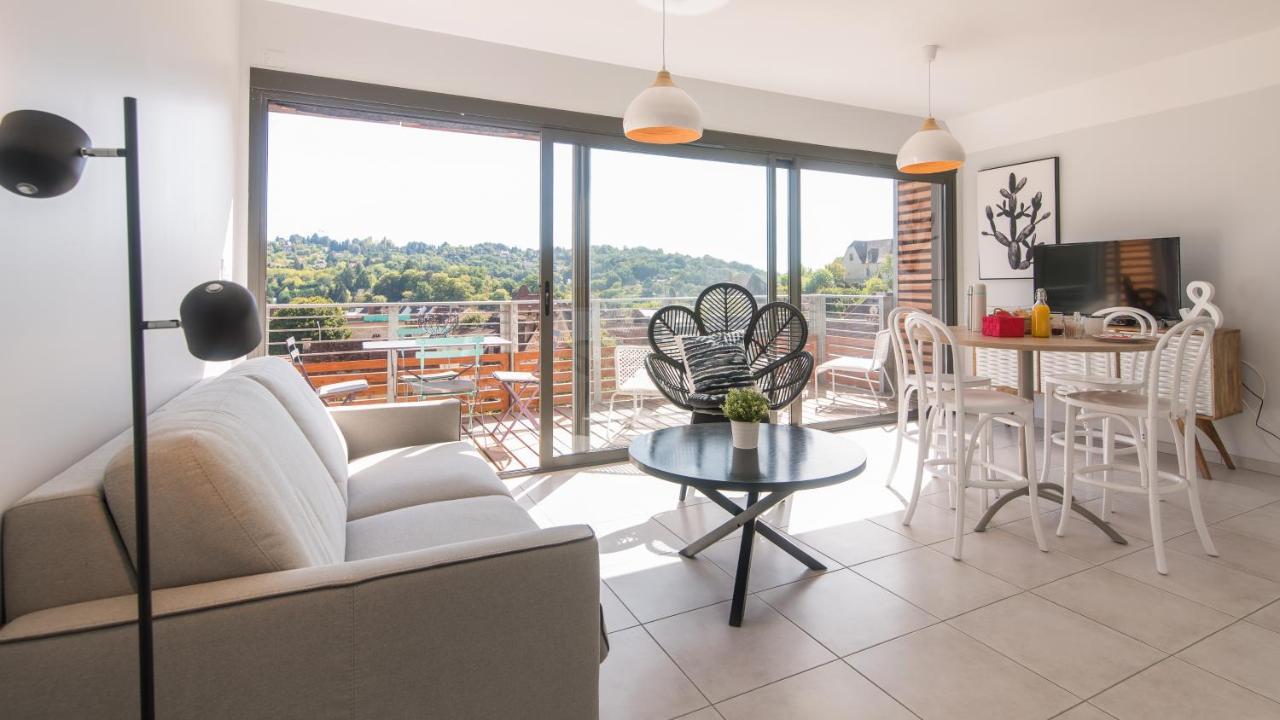 Le Coquet Avec Balcon Terrasse Et Parking Prive Leilighet Sarlat-la-Canéda Eksteriør bilde